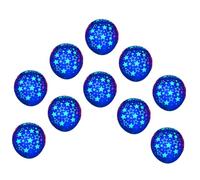 ERINGOGO Lot de 10 Ballons Fluorescents en Latex Souple, Motif Étoiles Phosphorescentes, Décoration de Fête D’anniversaire et Mariage, Accessoires Néon pour Soirées Fluo et Événements