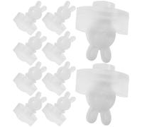 ERINGOGO Lot de 10 Bouchons Étanches pour Bouillotte Prise d'Eau Chaude 25X4 CM en Plastique Bouchons de Remplacement pour Paquet d'Eau Chaude Accessoires Thermothérapie pour Usage
