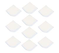 ERINGOGO Lot de 10 Serviettes en Pur Coton Double Couche pour Bébé, Mouchoirs Visage Petit Format Bleu, Ultra-absorbantes, Séchage Rapide, Bain et Soins -nés