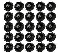 ERINGOGO Lot de 100 Housses de Microphone Jetables Noires en Matériau Non Tissé Protection Anti-Éclaboussures pour Karaoké et Usage Professionnel Accessoire Pratique Réduisant le Bruit