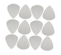 ERINGOGO Lot De 100 Médiators Acoustiques En Métal Pour Guitare Électrique Médiators En Acier Inoxydable Pour Guitare Country Pour Basse En Acier Argenté