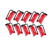 ERINGOGO Lot De 12 Ballons Extincteurs En Forme De Flammes Décorations De Fête D'Anniversaire Super Pompier Grand Format En Aluminium Pastel Rouge