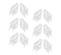 ERINGOGO Lot de 12 Pinces à Fruits en Plastique pour Mangeoire à Oiseaux Clips pour Nourrir Perroquets et Petits Oiseaux Accessoires pour Cage Compatibles Os de Seiche en Cage