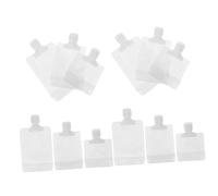ERINGOGO Lot de 12 Sachets Souples de Lotion 30ml 50ml 100ml Étanches Réutilisables pour Voyage Paquet Cosmétiques Compacts Embout à Clapet