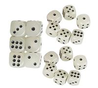 ERINGOGO Lot de 18 Dés Lumineux À 6 Faces en Acrylique pour Jeux De Société Idéal pour l'enseignement des Mathématiques Et Les Jeux De Société
