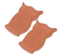 ERINGOGO Lot de 2 Adoucisseurs de Sucre en Terre Cuite de Hibou Réutilisables Absorbeurs d'Humidité pour Sucrier Compatibles Bocaux et Garde-Manger Accessoire Pratique pour