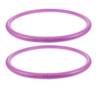 ERINGOGO Lot de 2 Anneaux de Bras Lestés Violets en Polyéthylène, Équipement Fitness d'Intérieur pour Entraînement Musculaire des Bras, Accessoires Pilates et Musculation, pour Exercices