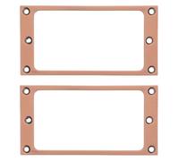 ERINGOGO Lot de 2 anneaux de fixation pour micros humbucker : cadre métallique pour micros - anneau de protection métallique pour, à fixer sur le chevalet ou le manche d’une guitare électrique.