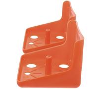 ERINGOGO Lot de 2 boîtes à blocs de sel épaisses en plastique pour bovins et ovins, support stable petit format, résistant aux basses températures, fournitures d’élevage pratiques et durables