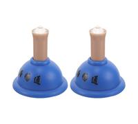 ERINGOGO Lot de 2 Caches Bouton-poussoir de Démarrage Voiture en Plastique Abs Bleu, Protecteurs Universels pour Bouton Marche/arrêt Moteur, Accessoires Auto Décoratifs Compatibles
