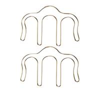 ERINGOGO Lot de 2 Clips à Dessin Métalliques Dorés M, Marque-pages Créatifs pour Partitions, Trombones Robustes et Résistants, Accessoires pour Musique et Bureau, Usage Scolaire