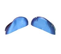 ERINGOGO Lot de 2 Décorations Champignons pour Aquarium et Terrarium à Reptiles Accessoires Résistants à l'eau Mini Cachette Colorée Jaune Bleu Violet Décoration 3D Imprimée pour