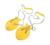 ERINGOGO Lot de 2 échasses d'équilibre pour Enfants - Échasses à Godet - Jouet de Marche en Plastique avec Corde pour l'éveil sensoriel - Équipement d'entraînement à la Coordination