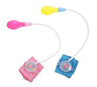 ERINGOGO Lot de 2 Kits de Docteur Réalistes pour Garçon et Filles 3-5 Ans, Tensiomètres Jouets Bleu et Rose en Plastique Sûr, Ensemble D'outils Médicaux pour Jeu de Rôle Éducatif et