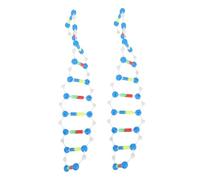 ERINGOGO Lot de 2 Kits Modèle Adn Double Hélice, Composants Pédagogiques Scientifiques Détaillés, Outil Éducatif Génétique pour Enseignement Secondaire et Universitaire, Maquette