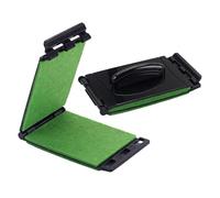 ERINGOGO Lot de 2 Nettoyeurs Verts pour Cordes et Touche de Guitare Outil D’entretien Portable Compatible Guitare Électrique, Ukulélé, Basse et Violon Kit Nettoyage pour Prolonger