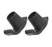 ERINGOGO Lot de 2 Patins Antiadhésifs pour Déambulateur Skis de Marche en Plastique Résistant Couleur Noire Compatibles Curseurs de Marcheur Accessoires Antidérapants pour Mobilité