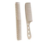 ERINGOGO Lot De 2 Peignes De Coiffure En Acier Inoxydable Doré Taille S908 Et S909 Multifonction Massage Cuir Chevelu Homme Femme Usage Professionnel Et Domestique