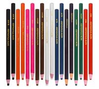 ERINGOGO Lot de 20 Crayons à Cire Pelables 10 Couleurs Vives Crayons Gras Multifonctions Accessoires de Peinture Portables pour Dessin Coloriage et Bricolage Créatif