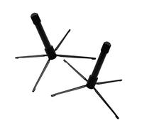 ERINGOGO Lot de 20 supports de flûte portables et pliables à 4 pieds, pour instruments à vent en bois (clarinette, piccolo, hautbois), avec base en métal. Convient pour un studio de musique à