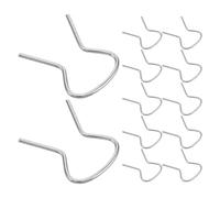 ERINGOGO Lot de 200 Clips de Fixation Métalliques en Acier Antirouille pour Manivelle de Lève-vitre Voiture, Clips de Retenue Robustes pour Poignées de Porte, Outil de Réparation