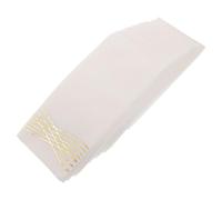 ERINGOGO Lot de 25 Serviettes en Papier Pliées pour Réception 20 X 10 CM Motif Doré à Vague Serviettes Jetables Absorbantes pour Mariage Anniversaire et Fête