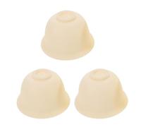 ERINGOGO Lot de 3 Bols Mélangeurs en Silicone pour Masques Faciaux Taille Moyenne 10 CM Base Antidérapante Faciles à Nettoyer pour Soins Peau à Domicile Institut