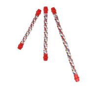 ERINGOGO Lot de 3 Perchoirs en Corde de Coton 44Cm 53Cm 812Cm pour Perroquets et Petits Animaux Balançoire Flexible Support d'exercice et Jeu pour Cage d'oiseaux et Rongeurs