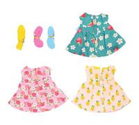 ERINGOGO Lot de 3 Sets de Harnais Gilets pour Petits Animaux Harnais pour Vêtements de Lapin Gilet D’Été en Tissu Doux Taille S Couleurs Fraise Pêche et Ananas D’Extérieur Confortable pour