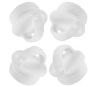 ERINGOGO Lot de 4 Bouchons d'Évacuation en Caoutchouc Étanches Anti-Fuite pour Seau à Serpillière Rotatif, Facile à Clipser, Solide et Polyvalent Cuisine et Salle de Bain