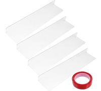 ERINGOGO Lot de 4 Protections Transparentes pour Rebords de Fenêtre 35X7 CM Film Anti-Rayures pour Animaux de Compagnie Film Protecteur sans Aimant avec Adhésif Nano Protection Solide