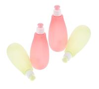 ERINGOGO Lot de 4 Pulvérisateurs Bidet Bébé 350 Ml en Polypropylène, Jet Doux pour Hygiène Intime -né, Flacons Portables Réutilisables, Couleurs Vert Clair et Rose pour Soins de Toilette