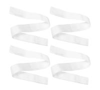 ERINGOGO Lot de 4 Sangles Blanches pour Filet de Volley-Ball Sangle Centrale Compatible Tennis et Badminton Accessoires de Remplacement pour Entraînement et Compétition en Extérieur