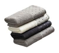 ERINGOGO Lot de 4 Serviettes de Toilette en Pur Coton 30x30 Cm Absorbantes Douces pour Visage et Salle de Bain Usage Familial Couleur Aléatoire