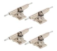 ERINGOGO Lot de 4 Trucks Pro Fingerboard, 32 mm de Large, en Alliage argenté, pièces détachées Professionnelles pour Mini-Skateboard et Autres Skateboards à Monter soi-même.