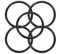 ERINGOGO Lot de 5 Anneaux en Caoutchouc pour Bol Chantant, Tapis Antidérapant, Coussin Protecteur Solide, Compatible Bols Sonores Bouddhistes, pour Usage Domestique et Contemplation