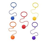 ERINGOGO Lot de 5 Balles à Sauter pour Garçon et Filles Jouet Sportif Coloris Aléatoire Améliore la Coordination pour l'exercice Activités Intérieures et Extérieures