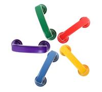 ERINGOGO Lot de 5 Téléphones Chuchoteurs en Plastique Multicolores pour Tout-Petits - Récepteur Auditif Éducatif Feedback Sonore, Développement Motricité Fine et Reconnaissance des