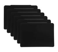 ERINGOGO Lot de 6 Mini Tableaux Noirs Suspendus Petits Panneaux Alimentaires Réutilisables Étiquettes de Prix Effaçables pour Restaurant Café Buffet et Organisation du Garde-Manger