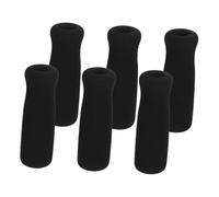 ERINGOGO Lot De 6 Poignées De Canne Pour Personnes Âgées Antidérapantes Et Confortables Pour Un Meilleur Équilibre Ces Poignées Noires Sont Idéales Pour Les Cannes De Marche Et Les