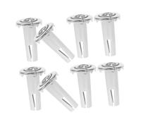 ERINGOGO Lot de 8 Douilles de Fixation en Métal pour Roulettes à Tige 8X36/8X38 Inserts Solide pour Meubles Accessoire Polyvalent pour Réparation et Remplacement Domestique