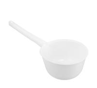 ERINGOGO Louche à Eau Grosse Capacité en Plastique Blanc avec Long Manche et Bec Verseur - Louche Polyvalente Cuisine Bain et Jardin - Cuillère Doseuse Anti-Éclaboussures Facile à