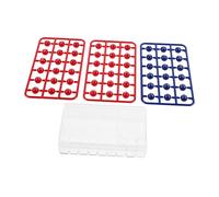 ERINGOGO Machine à Boules Portable avec Boules Miniatures Colorées Dispositif de Sélection de Numéros pour Jeux de Tirage Double Couleur et Super Tirage de Bureau Amusant pour Joueurs et