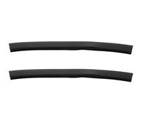 ERINGOGO Manchon de Bord de Skateboard 35 Cm Noir, Protections pour Planches de Skateboard en Acier et Silicone, Bandes Anti-Chocs Auto-adhésives pour Surf, Skate et Longboard, Lot de 2