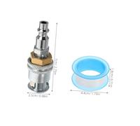 ERINGOGO Mandrin de Gonflage Pneus Voiture Auto-verrouillant pour Gonfleur Pneus Batterie Raccord Rapide et Robuste pour Gonflage et Compatible Plusieurs Véhicules