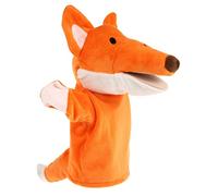 ERINGOGO Marionnette à Doigt Peluche Renard Animé Interactif Éducatif Peluche pour Garçon Fille Marionnette Main Douce et Réutilisable pour Jeux et Apprentissage