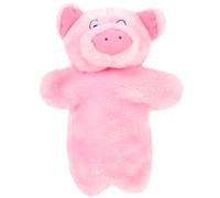 ERINGOGO Marionnette à Main Cochon en Peluche 26 Cm, Accessoire Éducatif pour Apprentissage des Langues, Interactif pour Garçon et Filles Dès 3 Ans, Marionnette Animalière Douce en Coton