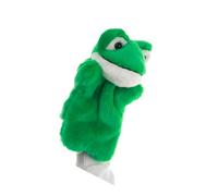 ERINGOGO Marionnette Main Peluche Verte et Sûre pour Garçon Fille Imagination Interactif pour Activités Parent-garçon Fille