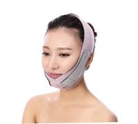 ERINGOGO Masque Facial Lifting V Line Taille Unique Ceinture Élastique Menton Masséter Fin pour Visage Fin Anti-double Menton Sommeil Homme Femme Rose