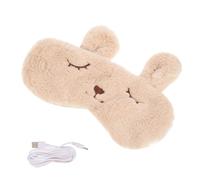 ERINGOGO Masque Yeux Nuit Électrique à Vapeur Coussin Chauffant Pour Yeux Masque Pour Dormir Rechargeable Réglage Température
